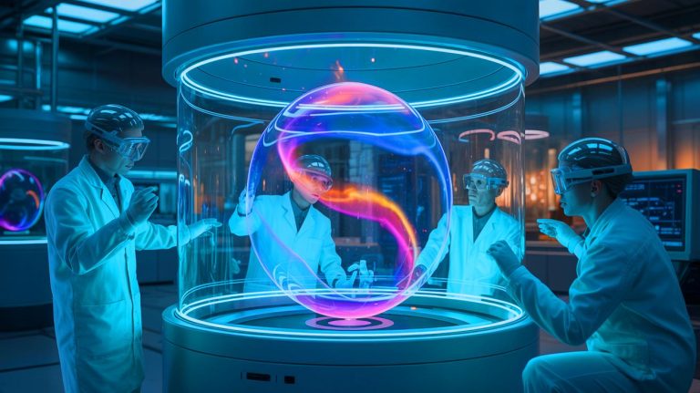 Illustration de la découverte sud-coréenne sur les turbulences dans le plasma pour la fusion nucléaire.
