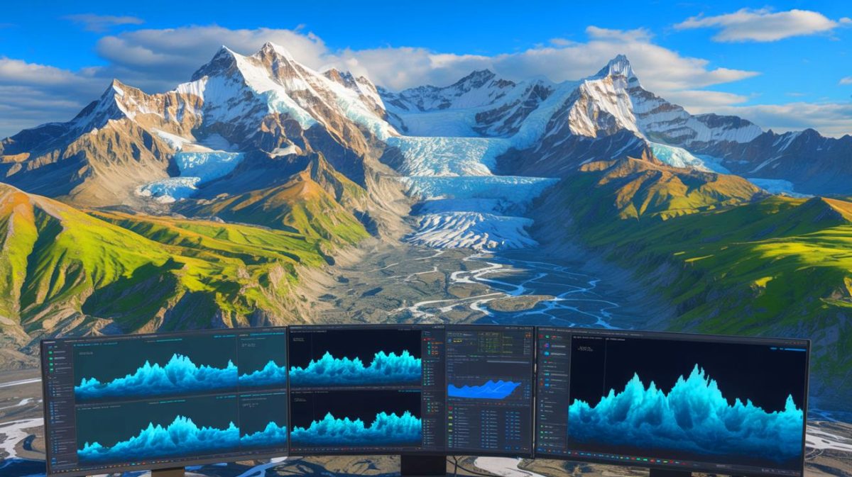 Illustration de l'utilisation d'un algorithme innovant pour améliorer les prévisions climatiques dans l'Himalaya.