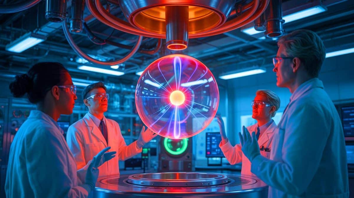 Illustration de l'effet papillon du plasma démontré par des chercheurs coréens dans le cadre de la fusion nucléaire.