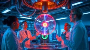 Illustration de l'effet papillon du plasma démontré par des chercheurs coréens dans le cadre de la fusion nucléaire.