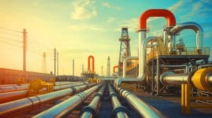 Illustration de l'acquisition stratégique de TotalEnergies dans le bassin d'Anadarko pour renforcer sa position sur le marché du GNL.